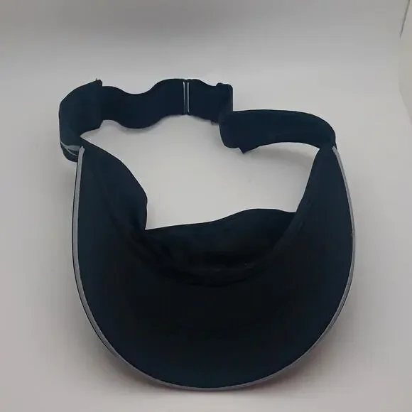 Run Happy Brooks Chaser jogging visor black embroidered athleisure hat women - Picture 3 of 3